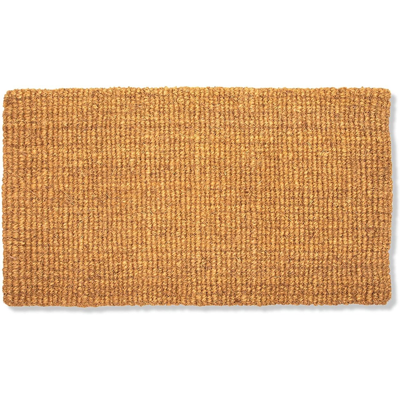 Plain Coco Coir Door Mat, Bare Natural Unadorned Doormat for